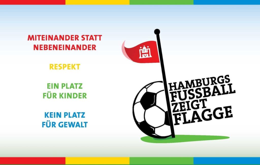 Hamburgs Fußball zeigt Flagge